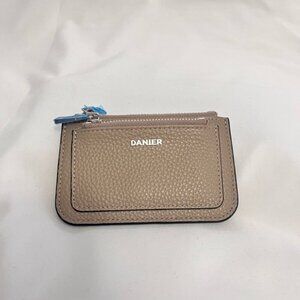Danier Leather Double Zip Card Case Wallet
